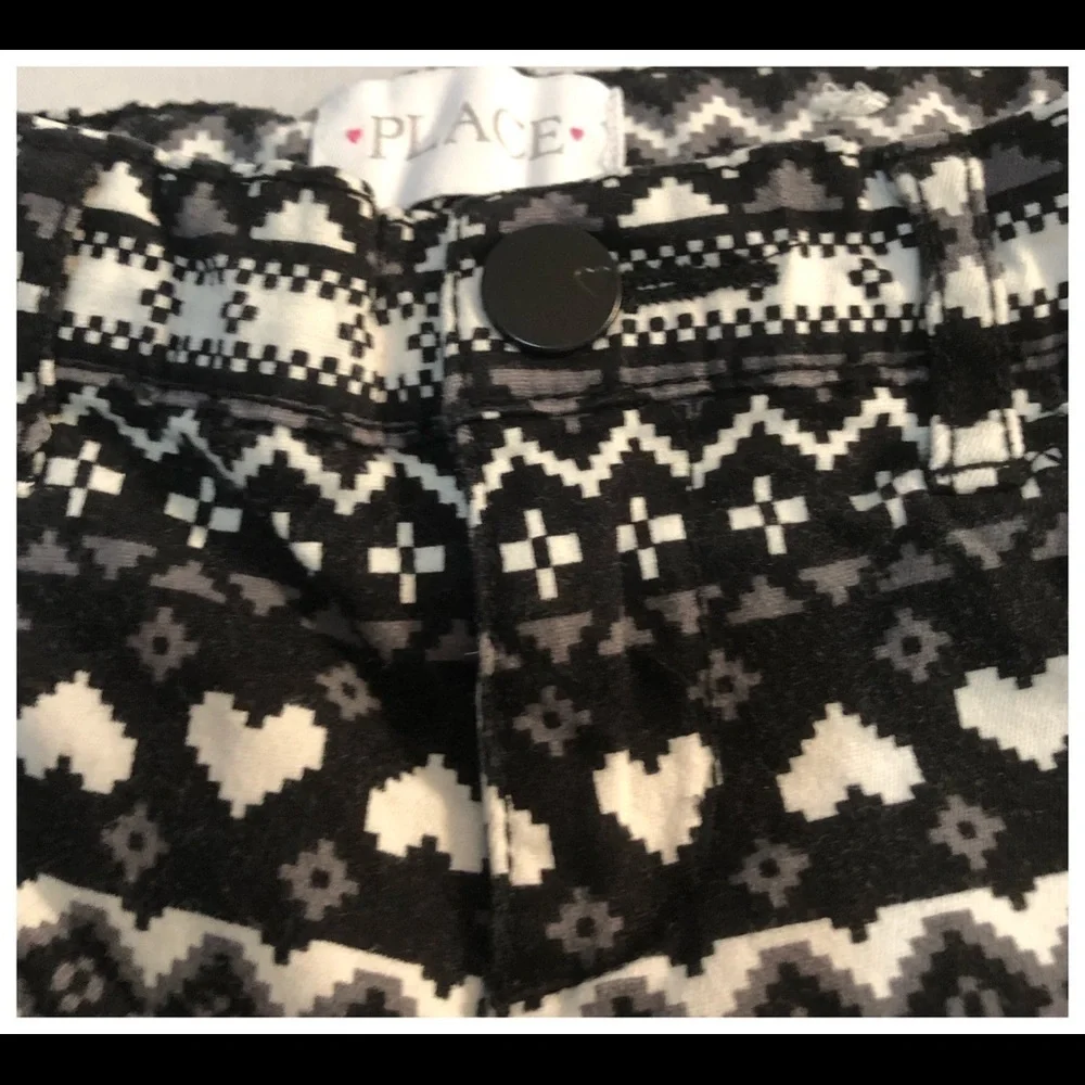 The Children’s Place black and white pants
